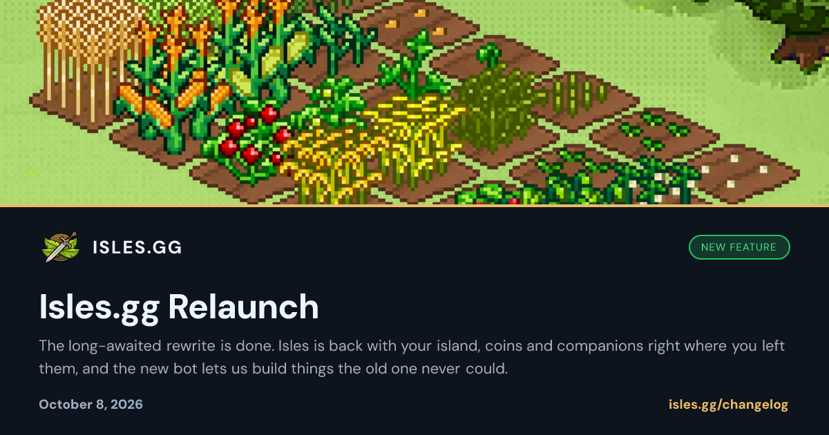 Isles.gg Relaunch | Isles.gg